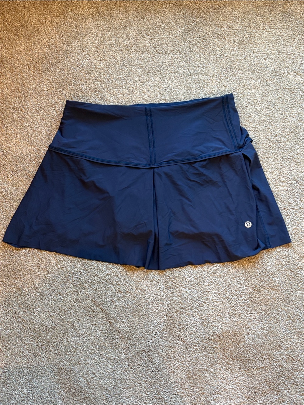 lululemon athletica Navy Athletic Skort with Built-In Shorts